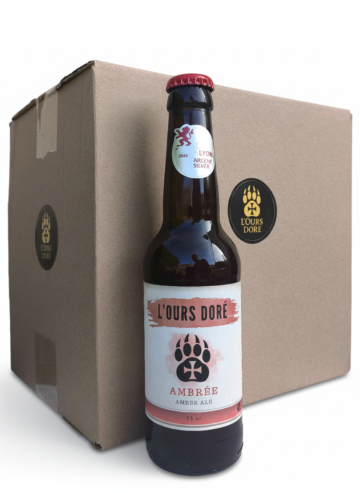 carton de 12 bières ambrée – 33cl